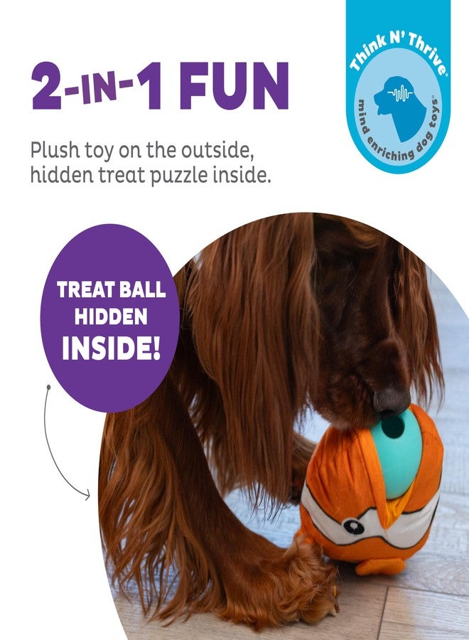 Outward Hound Nina Ottosson Big Mouthz Interactive Plush Dog Puzzle - Treat Ball for Dogs, Engaging Mental Stimulation & Enrichment Toy, Fun Puzzle Game for Canine Intelligence - Image 2